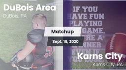 Matchup: DuBois vs. Karns City  2020