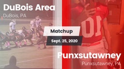 Matchup: DuBois vs. Punxsutawney  2020
