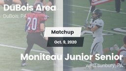 Matchup: DuBois vs. Moniteau Junior Senior  2020
