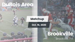 Matchup: DuBois vs. Brookville  2020