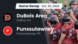 Recap: DuBois Area  vs. Punxsutawney  2020