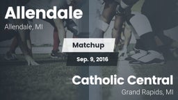 Matchup: Allendale vs. Catholic Central  2016