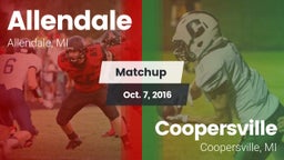 Matchup: Allendale vs. Coopersville  2016