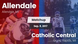 Matchup: Allendale vs. Catholic Central  2017