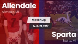 Matchup: Allendale vs. Sparta  2017