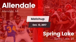 Matchup: Allendale vs. Spring Lake  2017