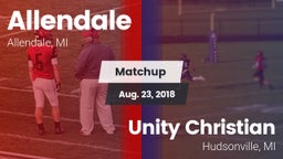 Matchup: Allendale vs. Unity Christian  2018