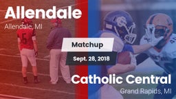 Matchup: Allendale vs. Catholic Central  2018