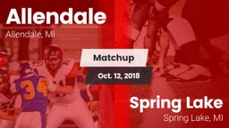 Matchup: Allendale vs. Spring Lake  2018