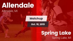 Matchup: Allendale vs. Spring Lake  2019