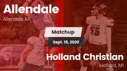 Matchup: Allendale vs. Holland Christian 2020