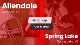 Matchup: Allendale vs. Spring Lake  2020