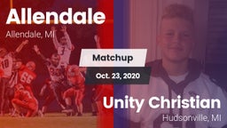 Matchup: Allendale vs. Unity Christian  2020