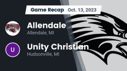 Recap: Allendale  vs. Unity Christian  2023