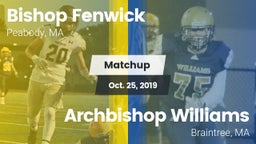 Matchup: Bishop Fenwick vs. Archbishop Williams  2019
