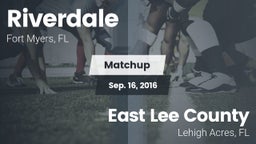 Matchup: Riverdale vs. East Lee County  2016