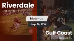 Matchup: Riverdale vs. Gulf Coast  2016