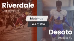 Matchup: Riverdale vs. Desoto  2016