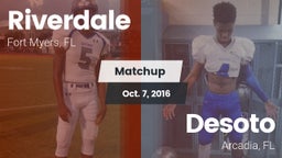 Matchup: Riverdale vs. Desoto  2016