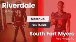 Matchup: Riverdale vs. South Fort Myers  2016