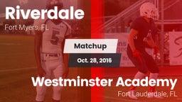 Matchup: Riverdale vs. Westminster Academy 2016