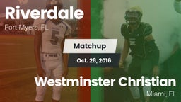Matchup: Riverdale vs. Westminster Christian  2016