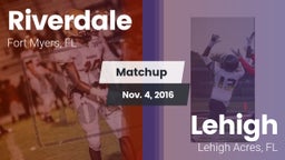 Matchup: Riverdale vs. Lehigh  2016