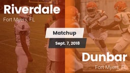 Matchup: Riverdale vs. Dunbar  2018