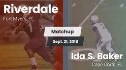 Matchup: Riverdale vs. Ida S. Baker  2018