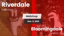 Matchup: Riverdale vs. Bloomingdale  2018