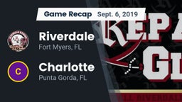 Recap: Riverdale  vs. Charlotte  2019