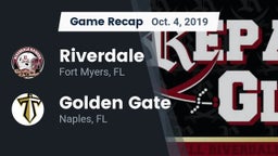 Recap: Riverdale  vs. Golden Gate  2019