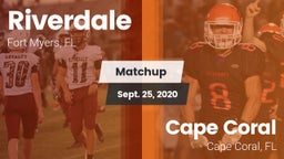 Matchup: Riverdale vs. Cape Coral  2020