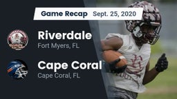 Recap: Riverdale  vs. Cape Coral  2020