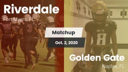 Matchup: Riverdale vs. Golden Gate  2020