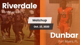 Matchup: Riverdale vs. Dunbar  2020
