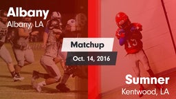 Matchup: Albany vs. Sumner  2016