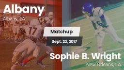 Matchup: Albany vs. Sophie B. Wright  2017