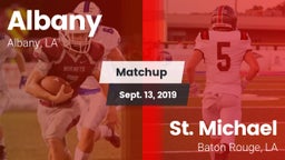 Matchup: Albany vs. St. Michael  2019