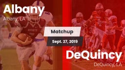 Matchup: Albany vs. DeQuincy  2019