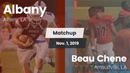Matchup: Albany vs. Beau Chene  2019