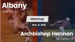Matchup: Albany vs. Archbishop Hannan  2019