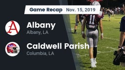 Recap: Albany  vs. Caldwell Parish  2019