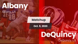 Matchup: Albany vs. DeQuincy  2020