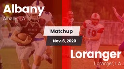 Matchup: Albany vs. Loranger  2020