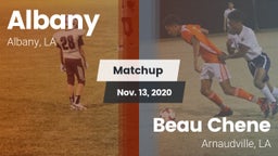 Matchup: Albany vs. Beau Chene  2020