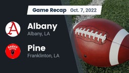 Recap: Albany  vs. Pine  2022