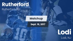 Matchup: Rutherford vs. Lodi  2017