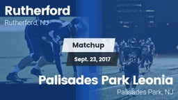 Matchup: Rutherford vs. Palisades Park Leonia  2017
