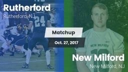 Matchup: Rutherford vs. New Milford  2017